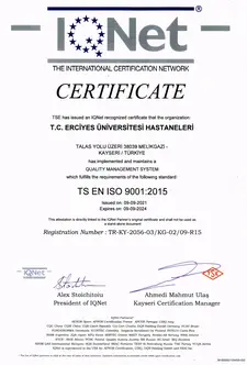 eru-ISO Erciyes University Hospitals ISO Certificate